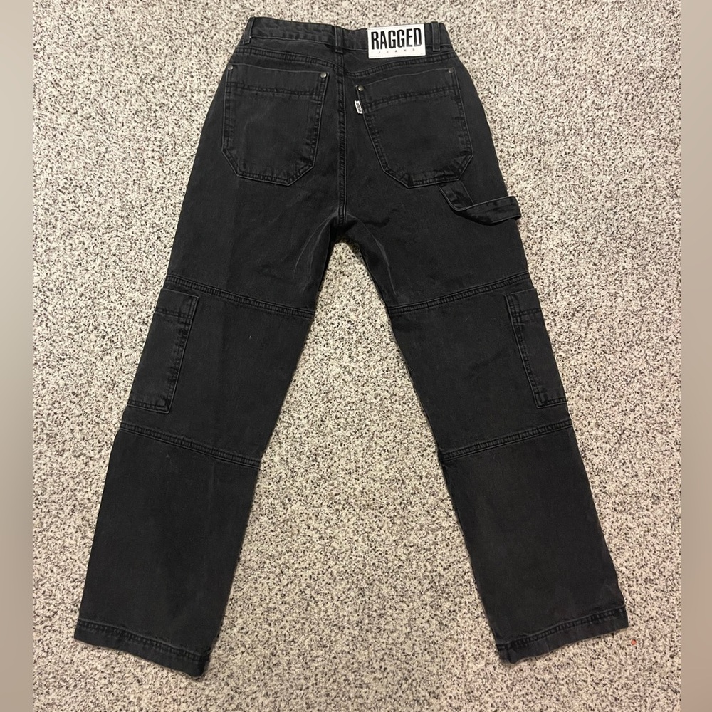 Ragged cargo jeans